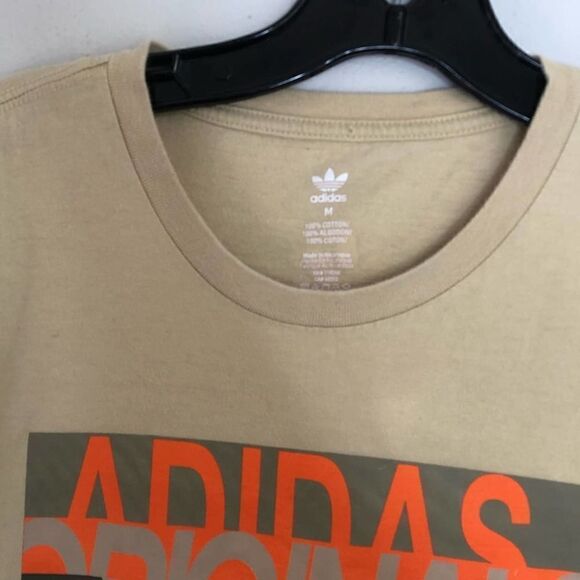 ADIDAS ORIGINALS Tan Green Orange CAMOUFLAGE TEE, M - Picture 3 of 6